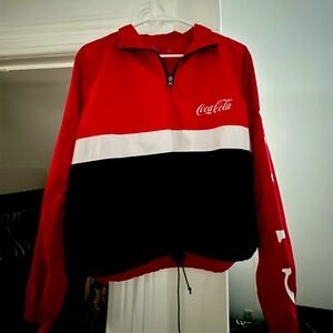 Coca-Cola branded windbreaker
